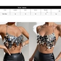 Miniatyrbilde 2 av 10: Mage-topp med halter-bh for magedans