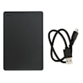 Miniatyrbillede 1 af 8: Ekstern harddisk 2,5 tommer USB 3.0 5Gbps aluminiumslegering Plug and Play Ultra Slim mobil harddisk til PC TV telefon sort 250TB 0.3