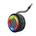 Miniatyrbillede 1 af 5: Bluetooth brusespeaker, Ipx7 vandtæt minihøjttaler med LED-lys, bærbar trådløs udendørshøjttaler med 8W & 24 timers spilletid, perfekt til brusebad,