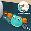 Miniatyrbillede 3 af 4: Baby Crawling Crab Music Toy, Toddler Electronic Light Up Crawling Toy With Automatic