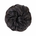 Miniatyrbild 2 av 5: 1 st Slouchy Hårtofs Hårtvinning Krullvågig Slouchy Syntetisk Chignon för Kvinnor Uppstylad Hårclips Darkest Brown Tends to Black