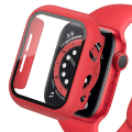 Miniatyrbillede 1 af 5: Hård Skal til Apple Watch Etui 9 8 7 6 5 4 38 40mm Tilbehør Skærmbeskytter iWatch Serie 44mm 45mm 41mm 42mm Rød 13 Rød 13 Rød 13 Red 13 Series 654 SE 40MM