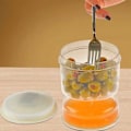 Miniatyrbillede 4 af 5: Syltede agurker og oliven Timglas Burk Pickle Grabber Juice Separator Pickle Container Pickle Burk