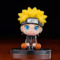 Miniatyrbillede 4 af 4: 4 stk./sæt Anime Naruto Figur 6cm Uzumaki Naruto Uchiha Sasuke Itachi Kakashi Søde Legetøj Q Figurals Bil Dekoration Model
