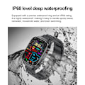 Miniatyrbild 5 av 8: Smartwatch EKG, puls, blodtryck, sömn, stegräknare Brun Brun