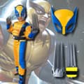 Wolverine Halloween-kostyme for gutter, Marvel-superhelt, bursdagsgave (BT) 5-6Y
