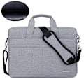 Miniatyrbillede 1 af 5: Laptop taske etui Skuldertaske Notebook taske Kufferter til 13,3 14 15,6 17,3 tommer Macbook Air Pro HP Huawei Asus Dell Model1-lys grå Model1-light grey 17 inches