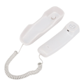 Miniatyrbilde 4 av 8: KX-T888CID Engelsk Hvit LCD-skjermtelefon Mini Vegg Fasttelefon med Dobbelt Anrops-ID-system