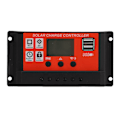 Miniatyrbillede 1 af 8: PWM Automatisk Solcelle Laderegulator LCD Display Dobbelt USB Solpanel Regulator 12V/24V70A .