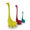 Miniatyrbillede 1 af 4: Alle tre Nessies i én, nylon, si, suppeske, te-infuser blå, lilla grøn 3 stk