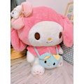 Miniatyrbild 4 av 4: Kawaii Sanrio Kuromi My Melody Cinnamoroll Plyschdockor 40/50cm Mjukt Stoppat Kudde Animefigur Seriefigur Rumdekor Barnleksaker Present My Melody My Melody 50 cm
