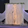 Miniatyrbillede 6 af 7: Stilfuld Vindue Sjal Valance Blød Lys Vindue Gardin Hjem Soveværelse Indretning Champagne Champagne 1.5*5M