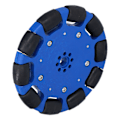 Miniatyrbillede 6 af 8: 100mm Omni-hjul Neoprene Drivruller Omni Smart Robot Bil Tilbehør 8mm Hul