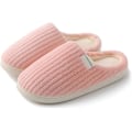 Miniatyrbillede 1 af 4: Hjemmesko til kvinder, varme komfortable memory foam hjemmesko med skridsikker gummisål til indendørs og udendørs brug