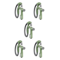 Pikkukuva 2 / 5: 1/2/3/5 Säädettävä raskas kädensija vahvistin vihreälle Green 5PCS