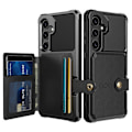 Miniatyrbillede 1 af 6: Galaxy A55 5G Cover med Magnetisk Pung Sort