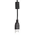 Miniatyrbilde 3 av 5: H360‑USB‑3 Telefonhodetelefon Svart Volumjustering Dempe Enkeltsidet Hodetelefon med USB-plugg for Call Center