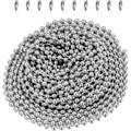 Miniatyrbilde 1 av 5: Kulekjede 3 meter lang og 2,4 mm diameter med 10 forskjellige koblinger