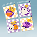Miniatyrbillede 7 af 8: 100 stk Halloween slikposer gaveposer kager snacks plast A3