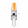 Miniatyrbillede 3 af 5: Den nye 10ST dæmpbare Mini G4 LED COB-pære 6W pære AC DC 12V 220V varmt lys Udskift 30W 40W halogen til lysekrone Spotlight DC12V DC12V DC12V Cold White