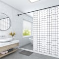 Miniatyrbillede 3 af 5: Vandstop Bruserbarriere TRANSPARENT 100CM Transparent Transparent 100 cm