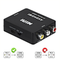 Miniatyrbilde 1 av 5: RCA til HDMI-omformer / Adapter for Gamecube Nintendo Sega Ge