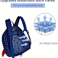 Miniatyrbillede 3 af 8: 1 stk. Børns Polyester Pendler Rygsæk, Med Sikkerhedsline, Anti-tabt Rygsæk Purple Small Rocket Backpack