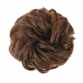 Miniatyrbild 2 av 5: 1 st Slouchy Hårtofs Hårtvinning Krullvågig Slouchy Syntetisk Chignon för Kvinnor Uppstylad Håraccessoar Darkest Brown & Light Auburn Mixed