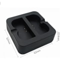 Miniatyrbilde 3 av 5: 6040mAh erstatningsbatteri og ladestasjon for Ring Doorbell Camera 2/3/4 - Oppgraderte oppladbare Li-Li-Ion-batterier