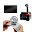Miniatyrbillede 2 af 5: Resin 3d-printer Flex Build Plate, fjederstål fleksibel plade og magnetisk baseplatform til 225x128mm