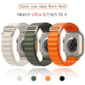 Pikkukuva 2 / 5: Nylon Alpine Loop -ranneke Apple Watch Ultra 9/8/7/6/SE/5 44/45/49mm musta Black 38/40/41mm