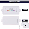 Miniatyrbild 5 av 5: Trådlös Bluetooth-kontroller SP105E APP WS2811 WS2812B WS2801 SK6812 APA102 Individuellt adresserbar programmerbar LED-pixelmodul Strip Light DC5V