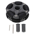 Miniatyrbillede 1 af 8: 58mm Plast Omni Hjul Dobbelt Række Roterende Omni Retningsbestemt Hjul Reservedele 14135