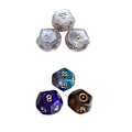 Pikkukuva 5 / 7: Constellation Divination -ennustusnopat, 12-sivuiset, Astrologia A A