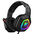 Miniatyrbillede 1 af 5: Gaming H?rlurar Gaming H?rlurar Gaming RGB Lights Tr?dbundna datorh?rlurar