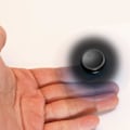 Miniatyrbillede 4 af 4: TD® Fidget Spinner Legetøj Aluminiumlegering-Hånd Spinner, Hånd Spinner Anti Stress, Dekompression Sort- Voksen og Børn Gaver