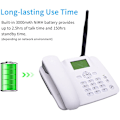 Miniatyrbilde 4 av 4: 4G trådløs fasttelefon - Støtte trådløs telefon med SIM-kort Gsm 850/900/1800/1900Mhz med alarmklokke radioantenne SMS-funksjon for hjemmet