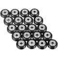 Miniatyrbillede 1 af 5: V-rille kuglelejer 20 stk. V-rille lejer hjulformede rillelejer 5 mm boret 625 til 3D-printermaskiner C Sunmostar