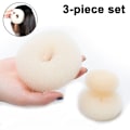 Miniatyrbild 1 av 8: 3-pack Hårknutskuddar för Kvinnor Donut Shapers Knuthårband H