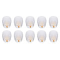 Miniatyrbillede 1 af 4: Ønskelantern Eco Friendly Papir Sky Lanterns, 10 stk