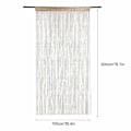 Miniatyrbilde 2 av 5: Hengende perleforheng String gardin SILVER Silver