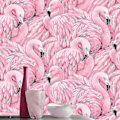 Pikkukuva 3 / 4: Flamingo-tapetti, vaaleanpunainen, Rasch 277890