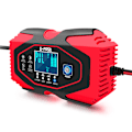 Miniatyrbillede 1 af 5: Bilbatterioplader 12V24V litiumbatterioplader er velegnet til opladning af bil- og motorcykelbatterier