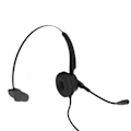 Miniatyrbillede 8 af 8: Callcenter headset USB justerbart kablet service headset med støjreducerende mikrofon til kontor