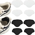 Miniatyrbild 1 av 5: Sportskor med hål och mesh-reparation, sko-lappar med självhäftande hälplåster för att förhindra att de faller av vita white 8 pcs