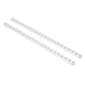 Pikkukuva 1 / 8: 2 kpl 23 reiän alumiininen litteä palkki robotit Tarvikkeet 4 x 8 x 184 mm 3102-0023-0184