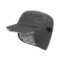 {hw} Vintermössa med öronlappar och visir, vattentät, unisex Gray