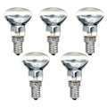 Miniatyrbilde 1 av 5: Lava Lampe Erstatningslampe E14 R39 30W Spotlight Skru Inn Lyspære Klar Reflektor Spot Lyspærer Lava Lyspærer 5stk Transparent