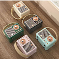 Miniatyrbillede 5 af 5: Retro bærbar lyd, nostalgisk mini Bluetooth-højttaler