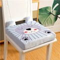 Miniatyrbild 5 av 5: Baby Belt Kudde Avtagbar Barnstol Barnstol Säte Kudde Stol Booster Kudde Barnstol Öka säte Gray Mouse